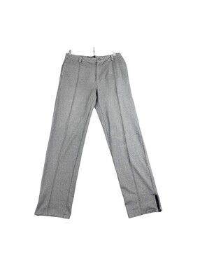 Travis Mathew Men’s Pants 34 Gray Stretch Golf Straight Leg Ankle Zip